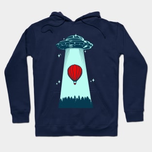 UFO Red spy balloons Hoodie